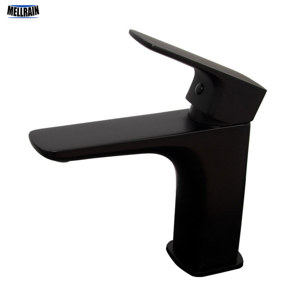 High Quality Black Electroplate Bathroom Basin Faucet Brass Material Fashion Basin Mixer Single Hole Deck Mount New Design