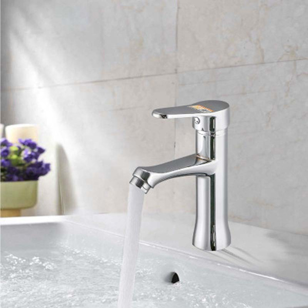 Wholesale- Waterfall Bathroom Sink Faucet Basin Lavatory Vanity Mixer Tap Polished Chrome single hole Bathroom Faucet Mixer Tap