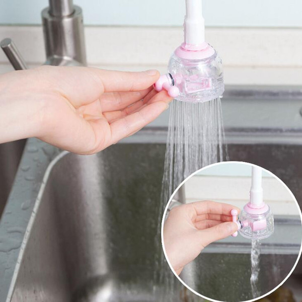 Wholesale kitchen faucet extenders water saver rotatable prevent splashing tap fitter valve water purifier gadgets tool free ship