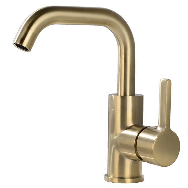 MTTUZK Bathroom Faucet Solid Brass Basin Faucet Cold and Hot Water Mixer Single Handle Tap Chrome Black Brushed Gold Sink Taps