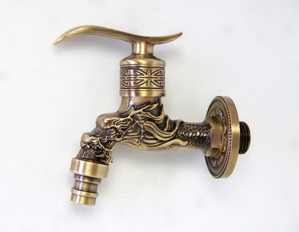 Wholesale brass tap suit for kitchen,toilet,shower room,Europe chrome-plated copper carve tap single handle single cold water sink taps