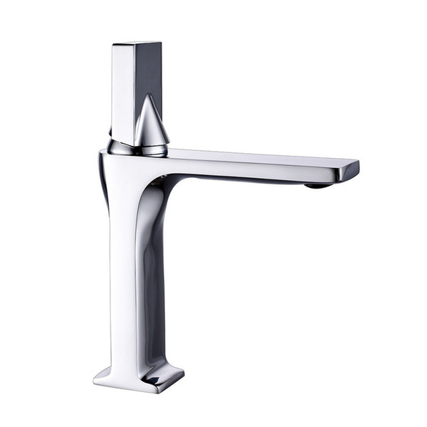 Bathroom Basin Faucet Chrome Single Handle Hot Cold Switch Water Sink Mixer Taps Wash Basin Deck Mounted Basin Faucet Torneiras