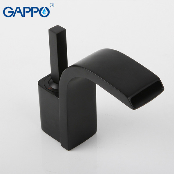 GAPPO basin faucet water tap bathroom basin mixer tap waterfall faucet black bathroom taps torneira banheiro wash basin faucets