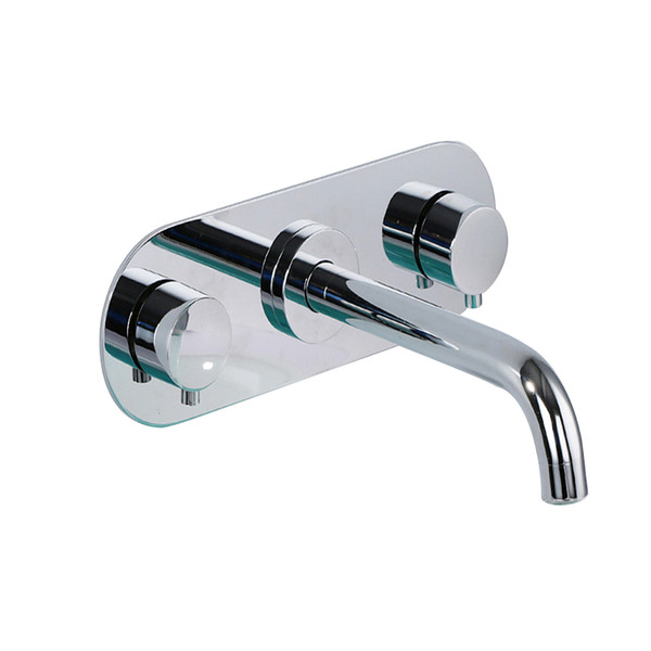 Bathroom Faucet Into the wall cold and hot Water Taps Wash basin Mixer torneira do banheiro Concealed Three holes basin faucet