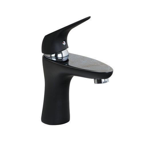 97078 Deck Mount Single Handle/Hole Widespread Bathroom Brass Basin Faucet Sink Mixer Taps Spray Painting Black Finish Faucet