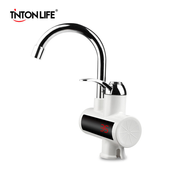 TINTON LIFE Instant Tankless Electric Water Heater Faucet Led Temperture Display