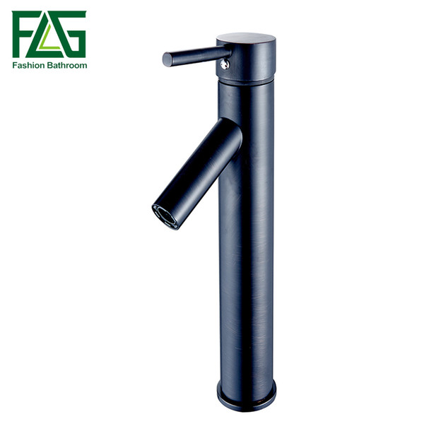 Vintage Style Oil Rubbed Bronze Faucet Black and Tall Bathroom Faucets Brass Finish Washbasin Taps