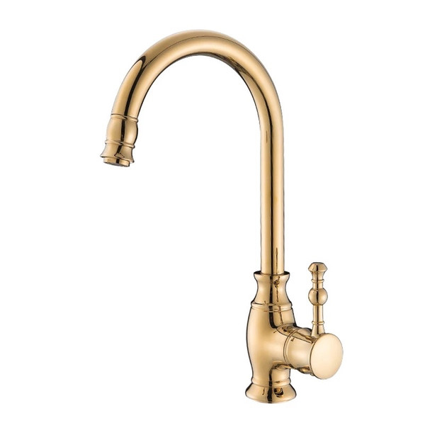 Kitchen Faucets European full brass Golden Hot and Cold Sink Tap Vegetables Basin Rotate Spout Drinking Water Faucet