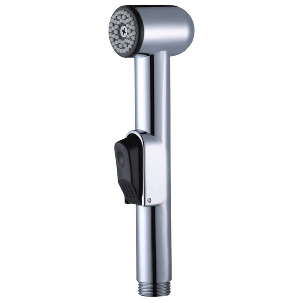 Bathroom Toilet ABS Bidet Sprayer Single Head Hand Held Chrome Douche Shattaf Diaper Wash Spray Shower Nozzle G1/2