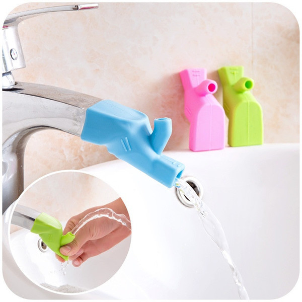 New high elastic silicone gel water tap extension tooth wash room sink washing device Faucet Extenders