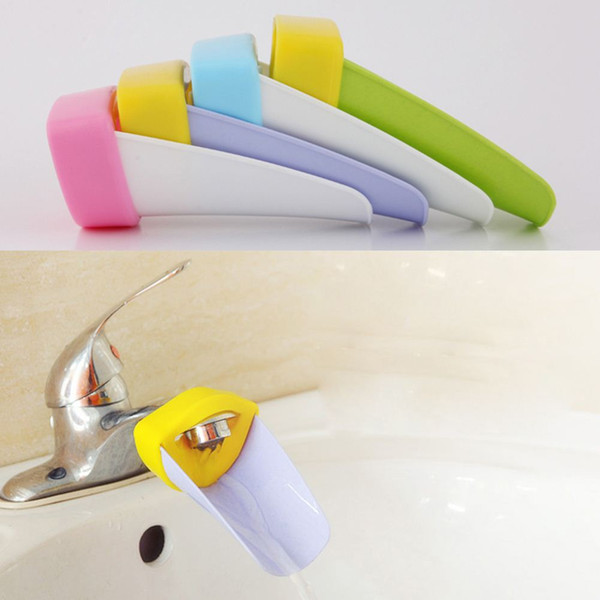 Useful Plastic Durable Water Faucet Tap Extender For Toddler Children Kids Hand Washing Bathroon Randomly free-shipping, dandys