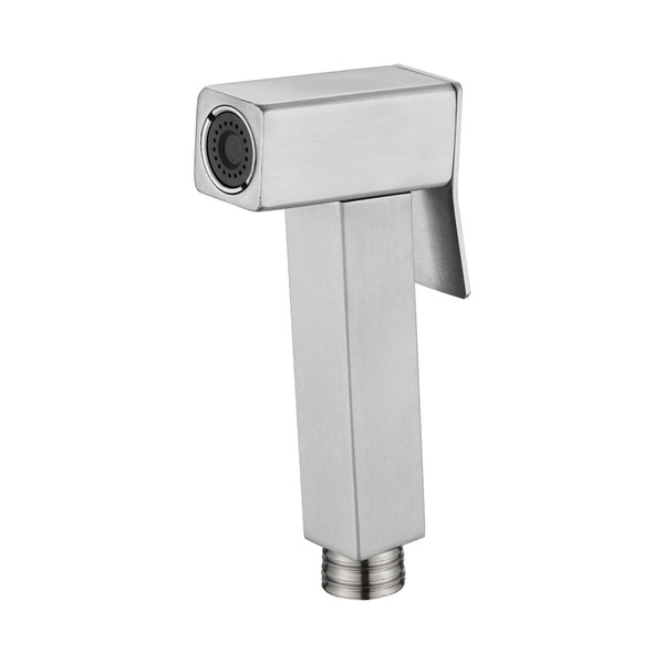 304 stainless steel spray gun bidet square pressurized shower nozzle faucet