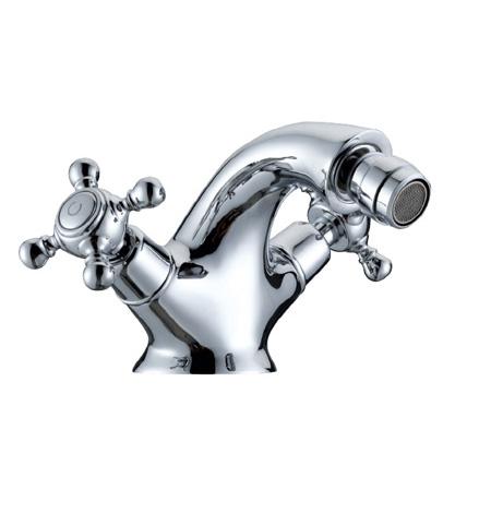 Singe hole bathroom bidet faucet mixer tap Chrome clour Double handles