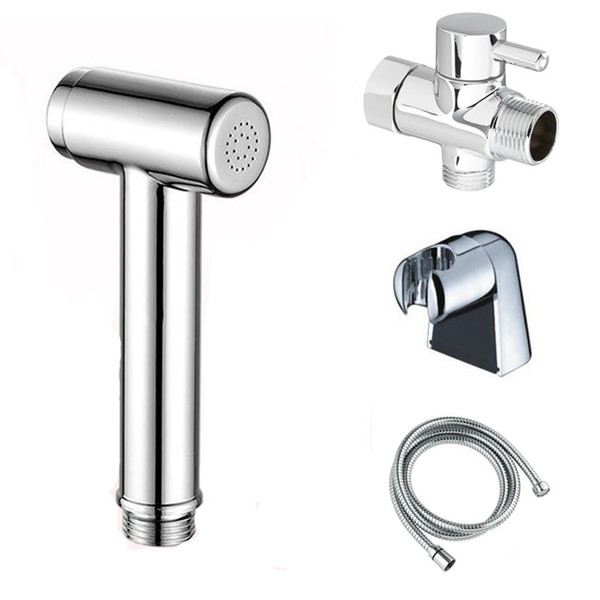 Free Shipping Chrome Brass Bidet nozzle sprinkler Bidet spray Shattaf Sprayer Small shower head with chrome 7/8