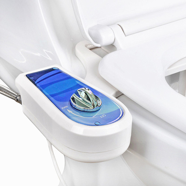 single cold ABS Bidet Shower,Smart Toilet Seat bidet cover,Wash ass flusher,Bidet without electricity,Free Shipping J16247