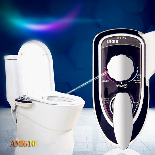 warm water bidet wash Buttocks,Non-Electric Mechanical toilet seat bidet,bathroom cold and hot water bidet with Self Cleaning Nozzle,AM1610