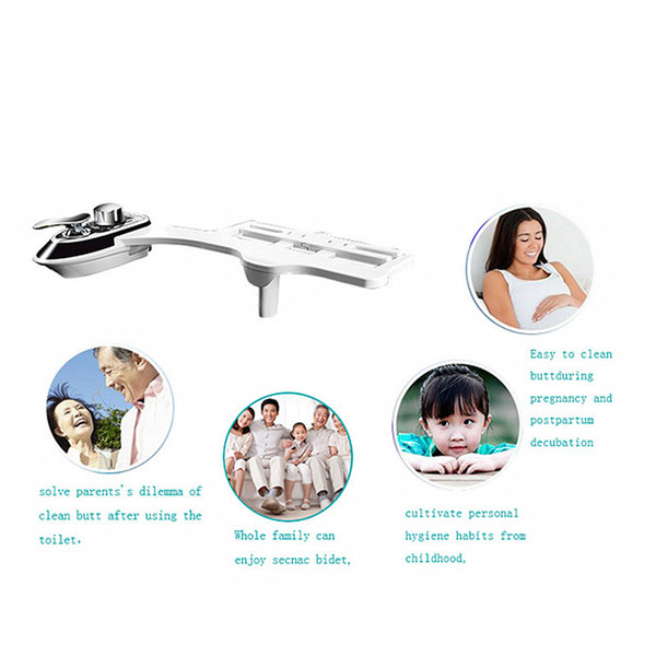 women washing butt retractable nozzle bidet spray,No electricity personal shower ass portable General Toilet Seat bidet,J17120