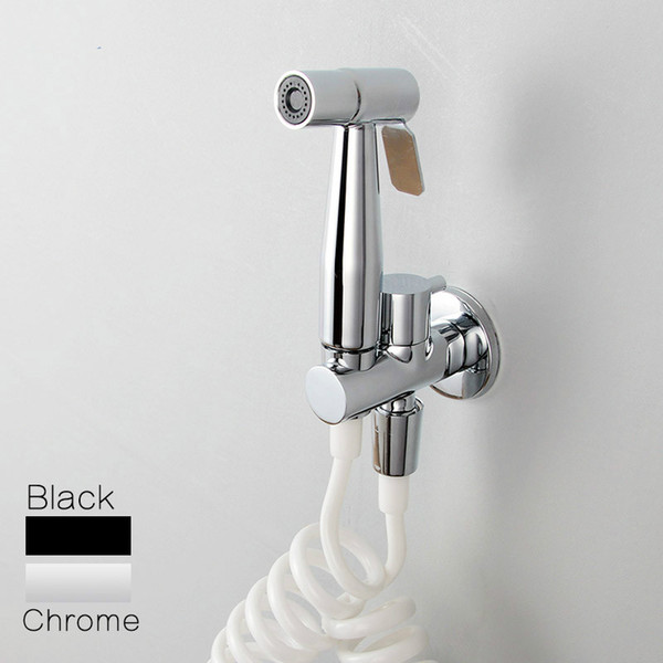 Toilet Bidet Sprayer Kit. Metal Wall Mounted Handheld Bidet Faucet Set 3 Meters Shower Hose