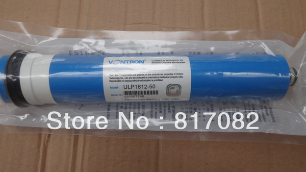 New packaging Vontron 50 gpd Reverse Osmosis Membrane ULP1812-50 Water Purifier for Drinking