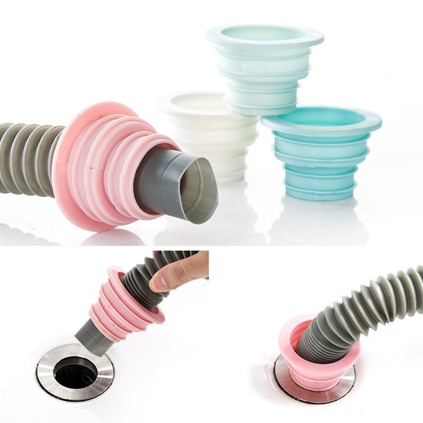 Flexible Pipeline Deodorization Silicone Sealing Ring Washing Machine Pool Sewer Floor Drain Insect Prevention Seal Stopper