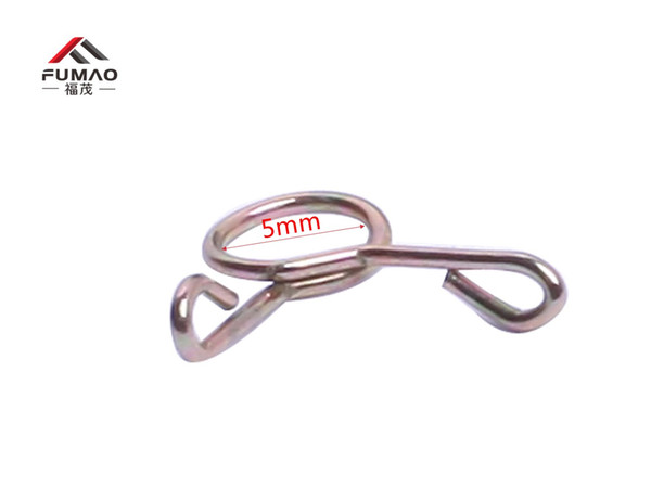 Custom 30Pcs 5mm Fuel Line Hose Tubing Spring Clips Clamps Assortment Kit for Motorcycle Scooter ATV
