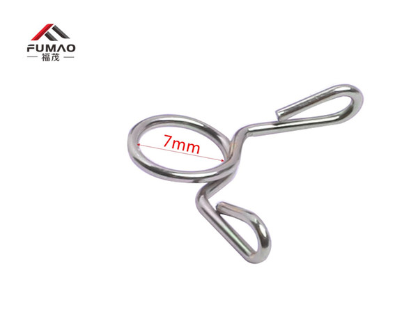 Custom 30Pcs 7mm Fuel Line Hose Tubing Spring Clips Clamps Assortment Kit for Motorcycle Scooter ATV