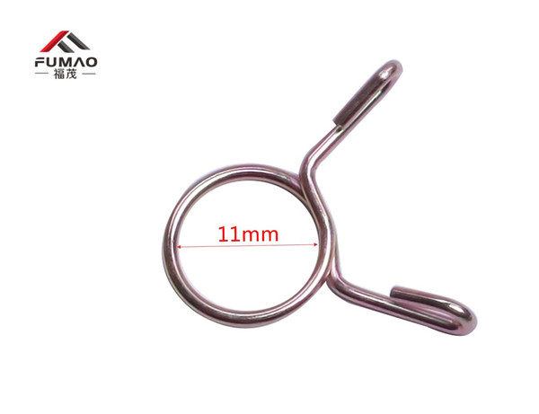 Custom 30Pcs 11mm Fuel Line Hose Tubing Spring Clips Clamps Assortment Kit for Motorcycle Scooter ATV