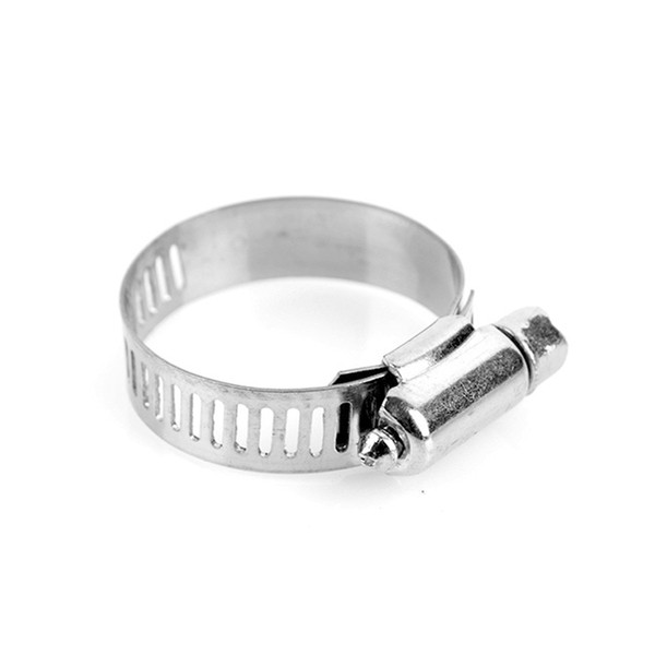 Multi Size 100pcs hose clamps Pipe Clamps Genuine Stainless Steel Hose Clips Fuel Hose Pipe Clamps Worm Drive Durable Anti-oxidation