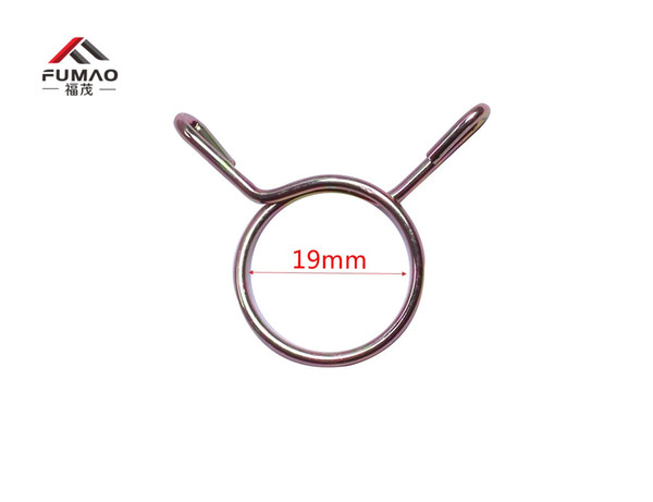 Custom 30Pcs 19mm Fuel Line Hose Tubing Spring Clips Clamps Assortment Kit for Motorcycle Scooter ATV
