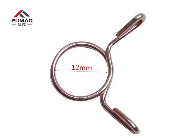 Custom 30Pcs 12mm Fuel Line Hose Tubing Spring Clips Clamps Assortment Kit for Motorcycle Scooter ATV