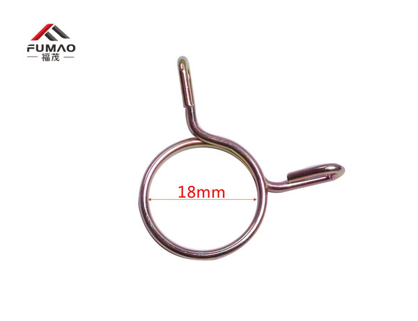 Custom 30Pcs 18mm Fuel Line Hose Tubing Spring Clips Clamps Assortment Kit for Motorcycle Scooter ATV