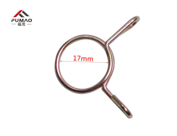 Custom 30Pcs 17mm Fuel Line Hose Tubing Spring Clips Clamps Assortment Kit for Motorcycle Scooter ATV