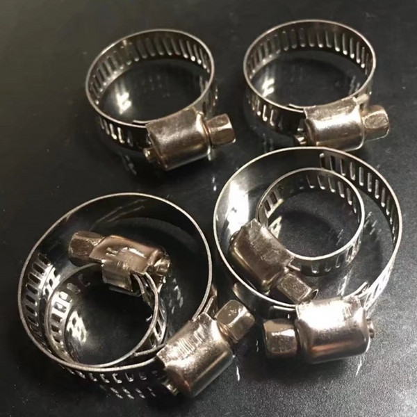 Multi Size High Quality Screw Worm Drive Hose Clamp 90-110mm Stainless Steel Hose Hoop Pipe Clamp Clip Fastener Fuel Hose Pipe Clamps