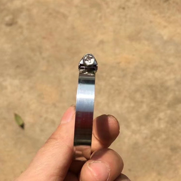 Multi Size Stainless Steel Hoop Clamp Hose Clamp Set automotive pipes clip Fixed tool Adjustable Drive Screw Worm Drive Fastener Pipe Clamp
