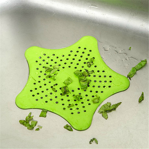 Silicone Kitchen Sink Filter Sewer Drain Cover Shower Drain Hair Colanders Strainer Filter Bathroom Floor Drain Prevent Clogging