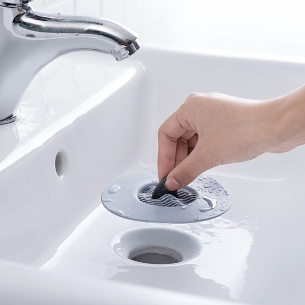 4 Inch Round Shower Floor Drain with Removable Cover,Shark fin floor drain kitchen sink bathroom sink anti-clogging filter.