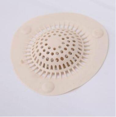 Floor Drains Bathroom Drain Hair Stopper Filter Sink Strainer Hair Blocked Shower Hair Catcher Strainer White L Size 14.5CM 307