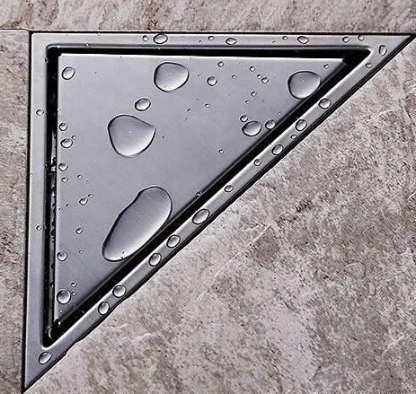 304 Stainless Steel Corner Shape Increase The Caliber Triangle Pest Control Anti Blocking Deodorant Floor Drain