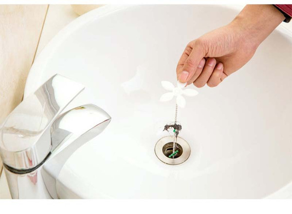 Cleaning Removal Anti Clogging Sewer Tool,bathroom Sewer Tub Hair Clean Tool Chain Drain Cleaner Floor Wig,free shipping
