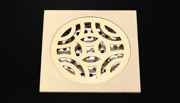 brass deodorization floor drain, bathroom drains