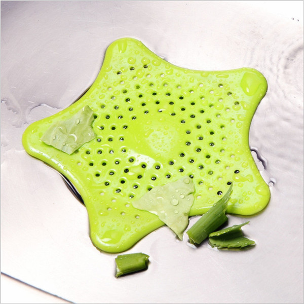 4 colors Silicone Sink Drain Filter Bathtub Hair Catcher Stopper Shower Drain Hole Filter Trap Sink Strainer for Kitchen Bathroom Toilet