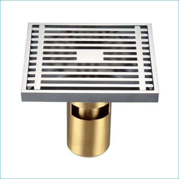 All copper floor drainer strainer,brass floor drain bathroom,water drainage waste discharge floor drain,J14125