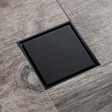 Popular 4 inch Square Floor Drain / black floor drain bathroom insect proof + deodorant floor drain