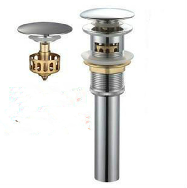 Sanitary Products Washbasin Bathroom Basin Stainless Steel And Copper With The Overflow Hole Drainer Deodorization Large Amount Of Water Bou