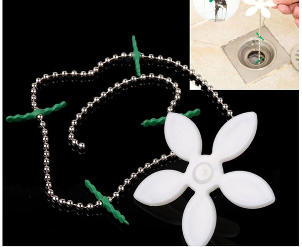Bathroom Hair Sewer Filter Drain Cleaners Small flower floor drain with plumbing apparatus Remove hair pipe cleaning hook DHL Free Shipping