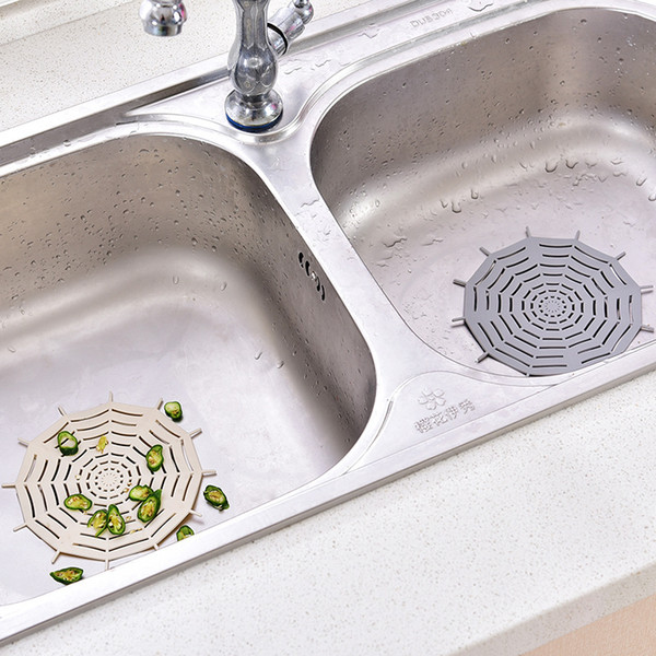 Floor Drain Water Tank Residue Hair Spider Web Modelling Shower Room Filter Screen Sewerage Anti Blockage Sucker Hot Sale 1 58sx V