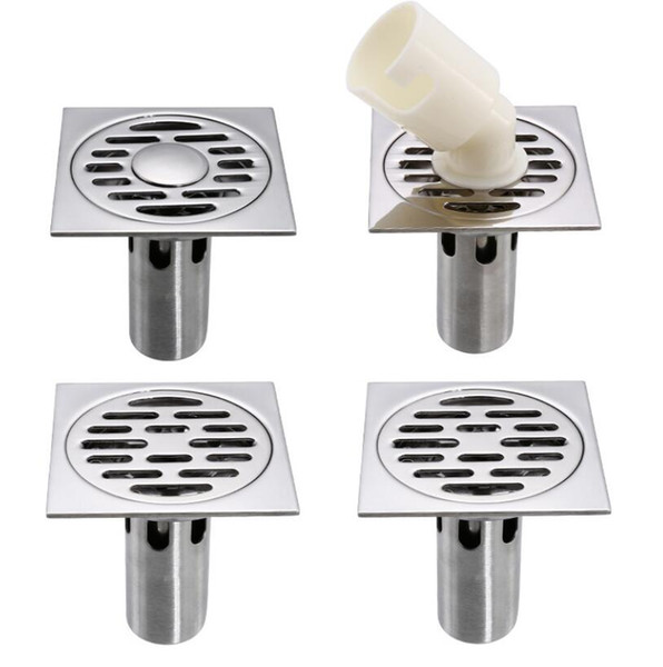 Shower Drain Thick Stainless Steel Floor Drain Ordinary 10CM Bathroom Toilet Kitchen Balcony Dedicated To prevent odor BaIDaiMoDeng