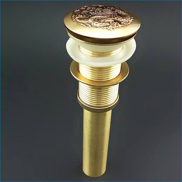 Luxury Antique Brass Basin Drainer,copper Pop Up Waste,basin pop up drain,J14076
