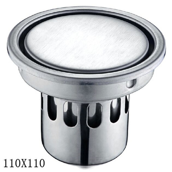 304 Stainless Steel Circular Stealth Plus Mouth Bathroom Deodorant Shape Floor Drain Free Shipping