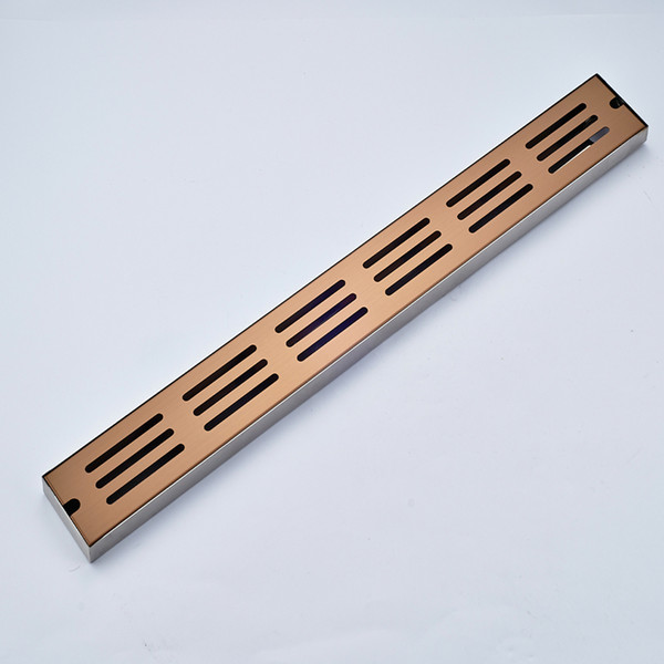 Wholesale And Retail Bathroom Shower Room Swimming Pool Floor Drain Square Ground Leakage Rose Golden Finish Stainless